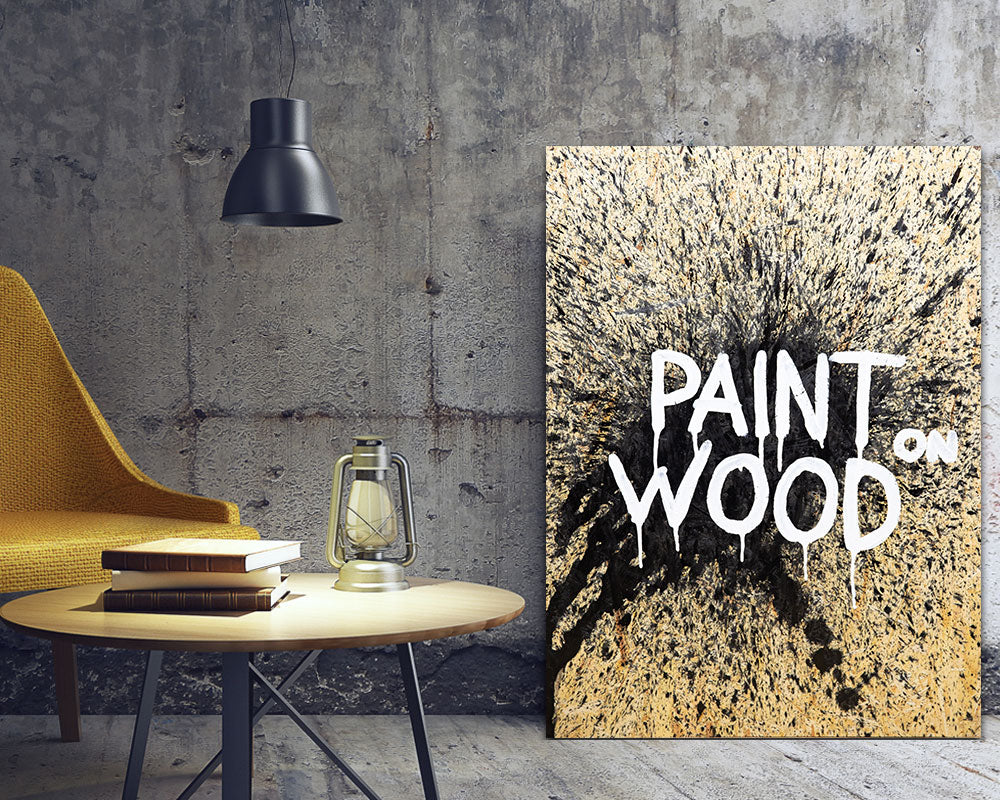 Paint on wood