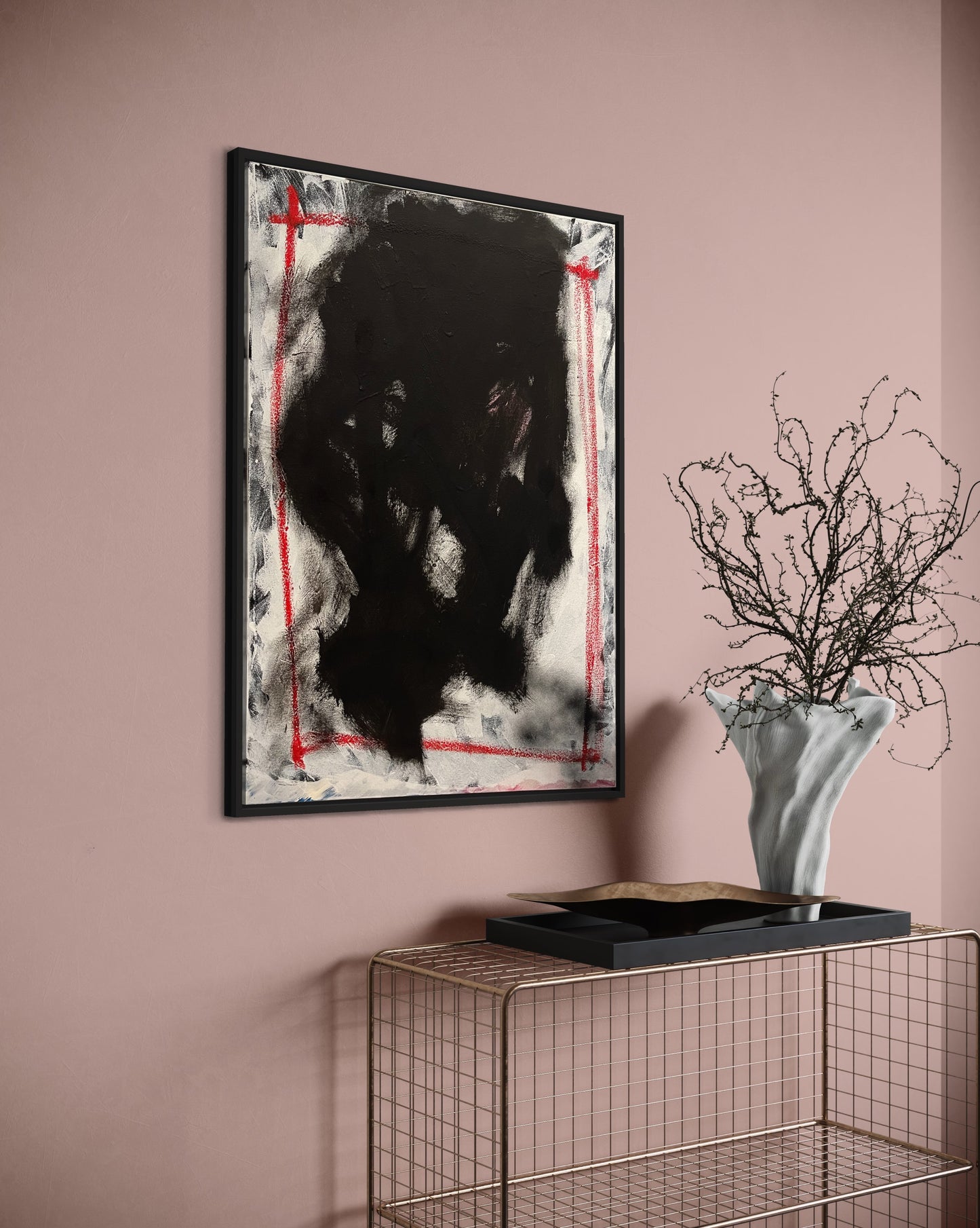 Red frame
