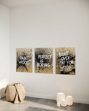 Indlæs billede til gallerivisning Perfect is boring (60 x 80 cm)