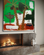Indlæs billede til gallerivisning Palm beach (150 x 150 cm)