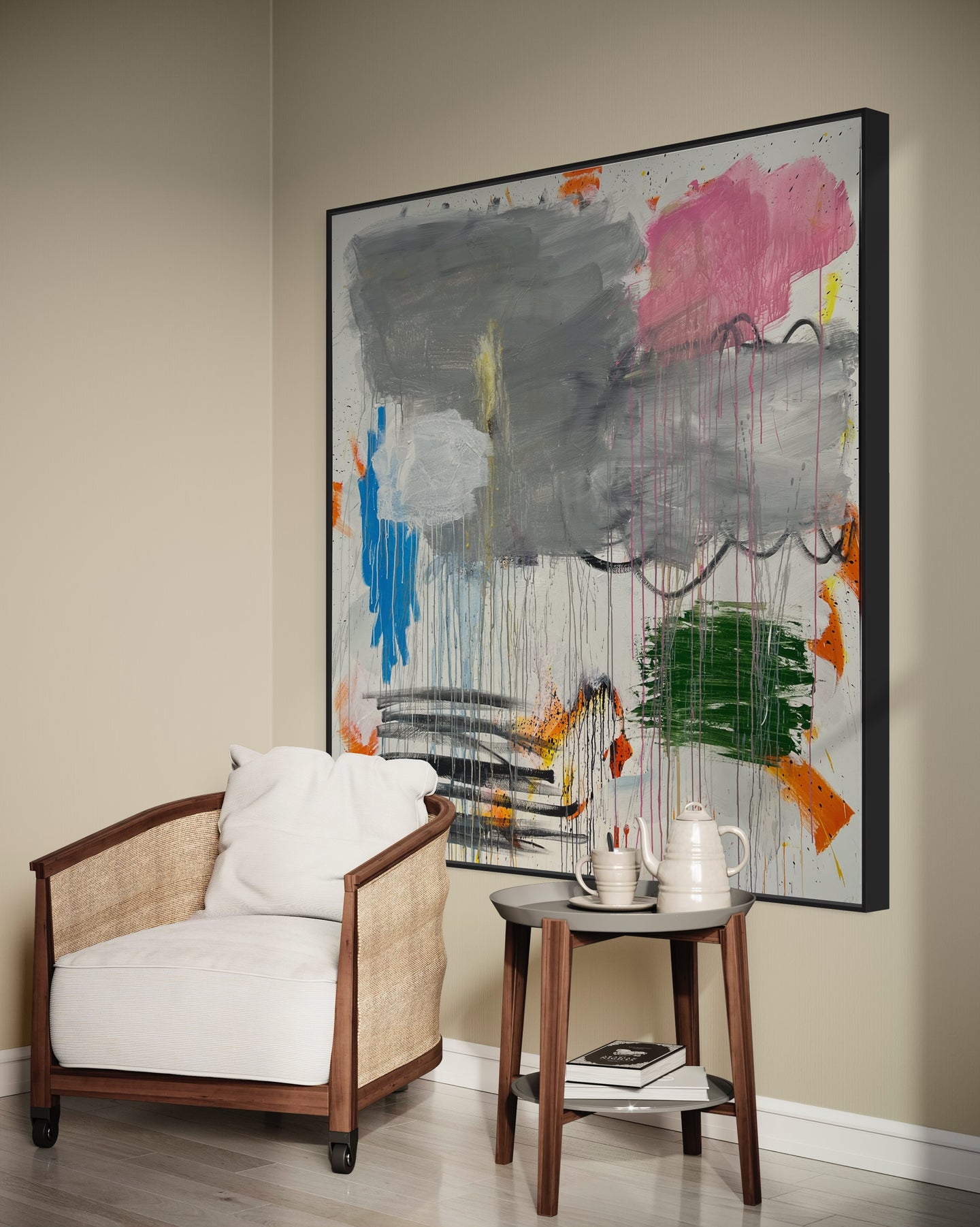 The greatest painting of all time (150 x 150 cm)