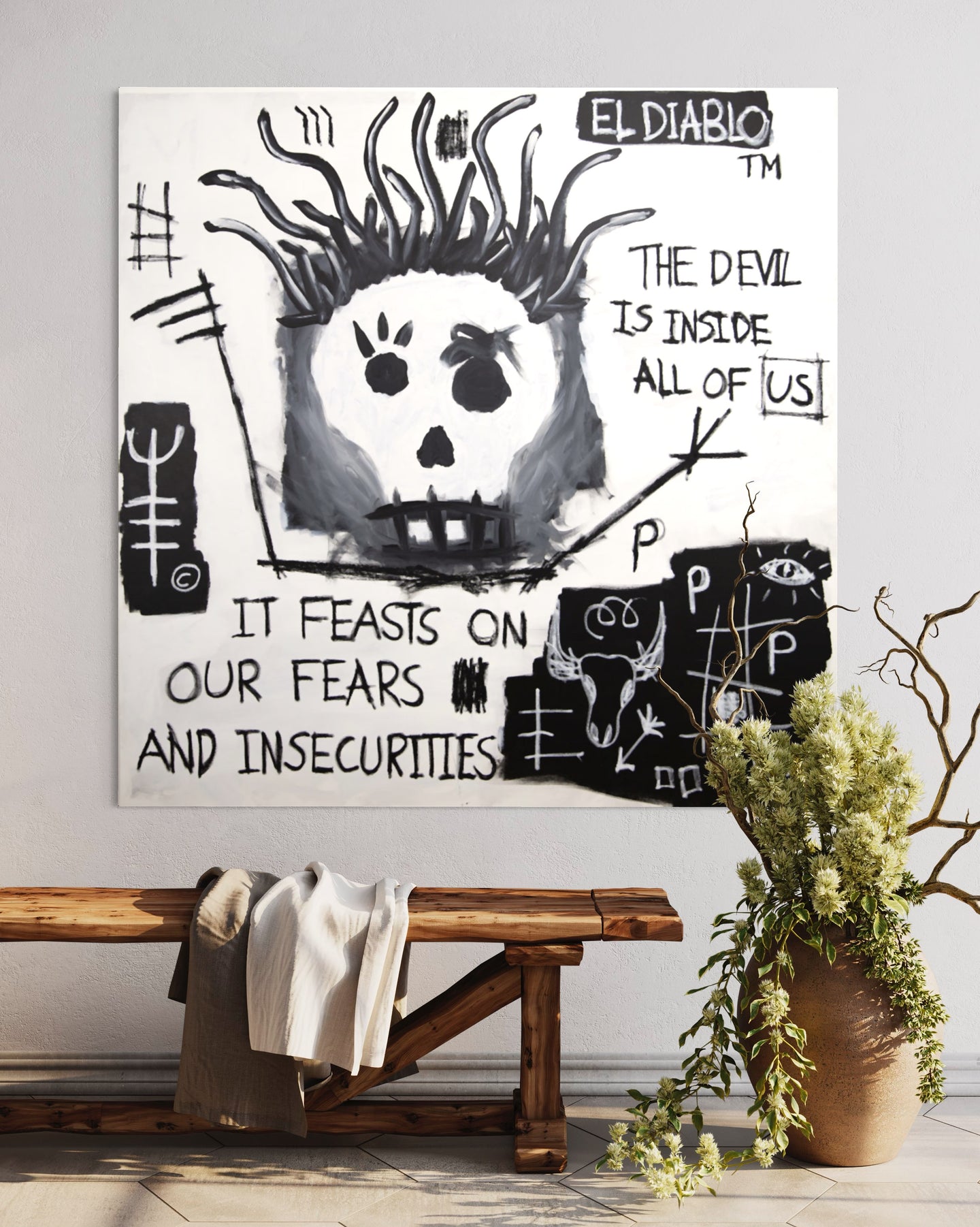 El Diablo (150 x 150 cm)