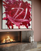 Indlæs billede til gallerivisning Red ocean (150 x 150 cm)