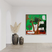Indlæs billede til gallerivisning Palm beach (150 x 150 cm)
