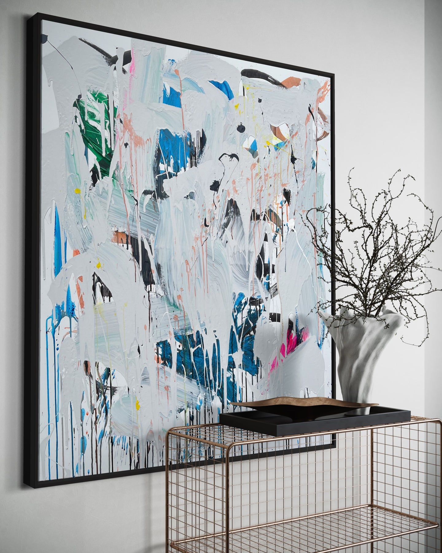 Great waterfall (100 x 120 cm)