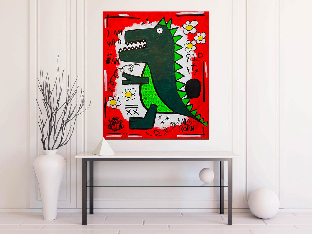 I am who I am (100 x 120 cm)