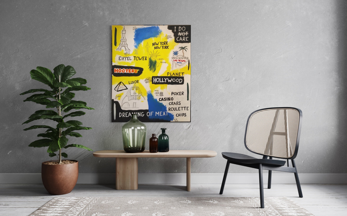 Vegas (100 x 120 cm)