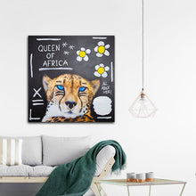 Indlæs billede til gallerivisning Queen of Africa (100 x 100 cm)