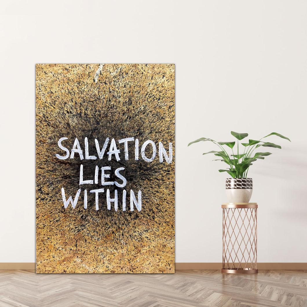 SALVATION LIES WITHIN (80 x 120 cm)
